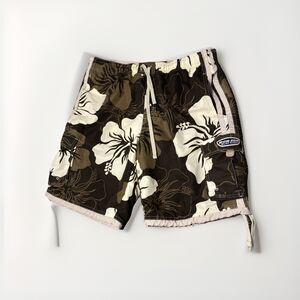 Ron Jon Surf Shop Mens Size Medium ‎ Multi Floral Lined Swim Trunks Shorts